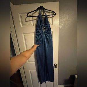 Blue prom dress